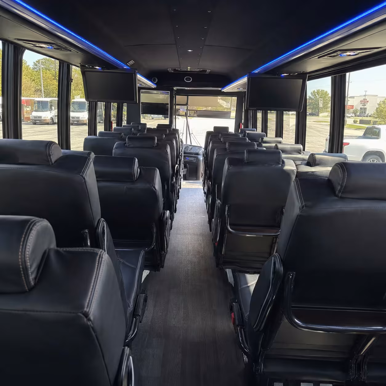 30 passenger minibus inside