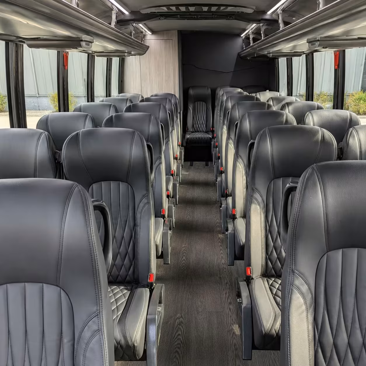 corporate campus minibus rentals in rialto s business parks