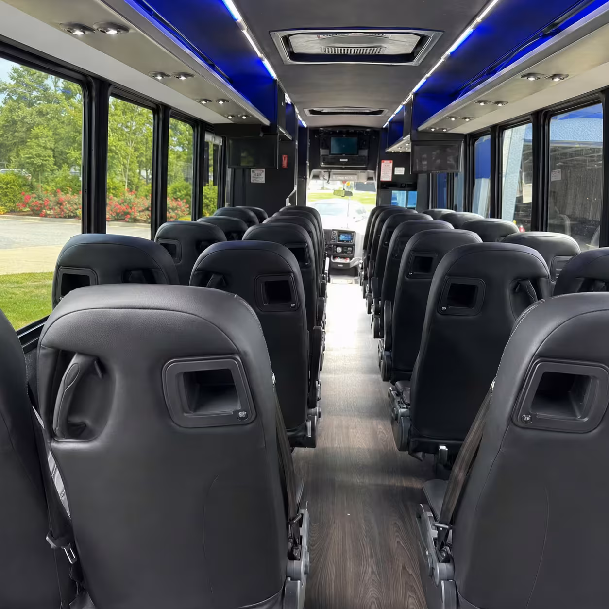 multi stop concert night minibus rentals in rialto