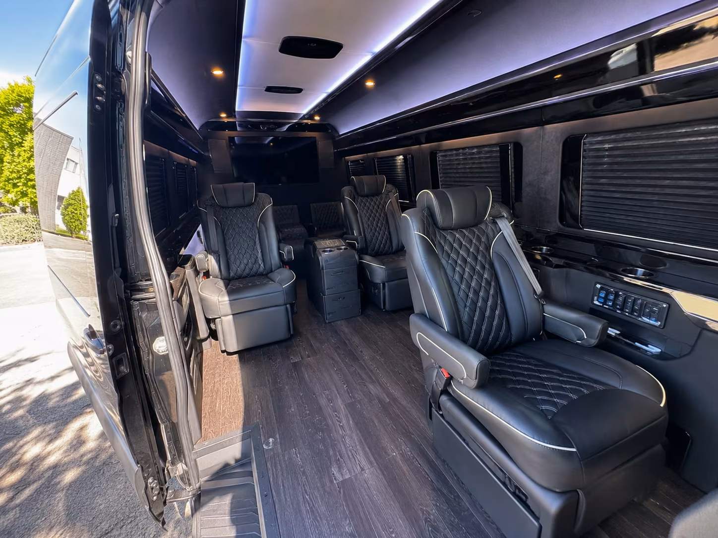 rialto sprinter van rental with driver