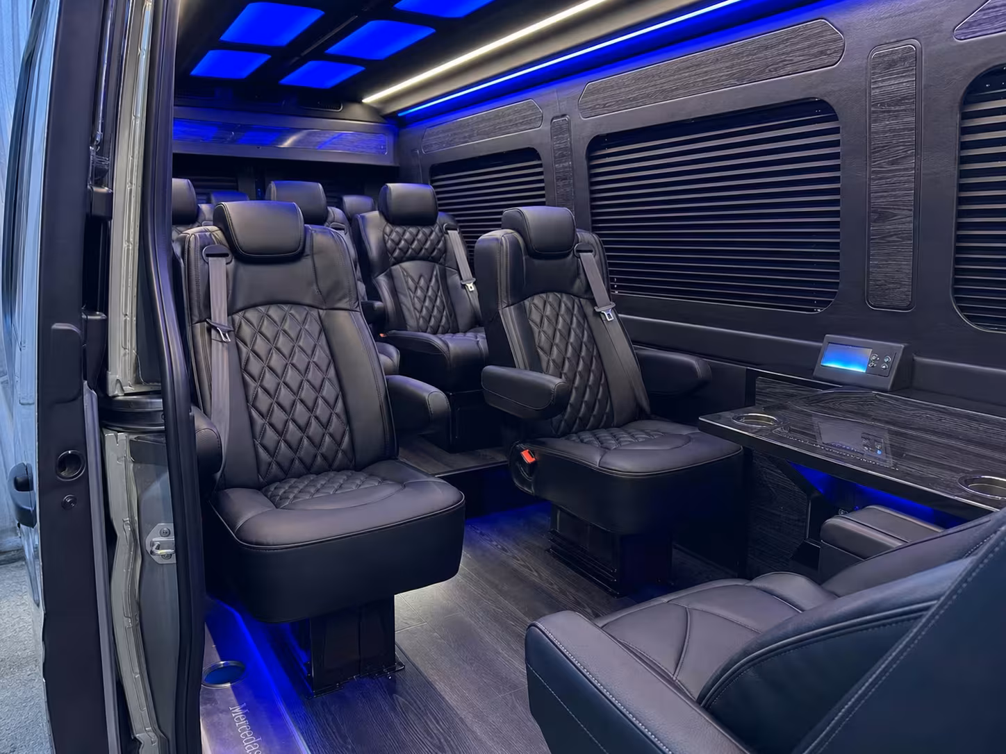 sprinter van transportation for groups and events across rialto